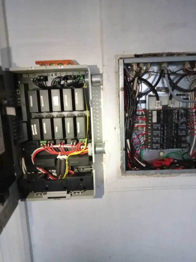Electrical panel upgrade completed for Security Camera Wiring in Oceano